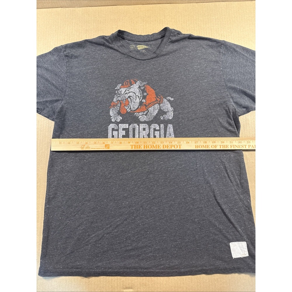 Georgia UGA Bulldogs Shirt Logo Distant Replays XL Vintage Distressed Style - Picture 6 of 7